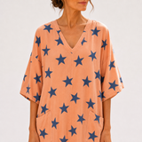 Selma Coral Stars Kaftan