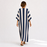 Yasmina Navy Blue Caftan