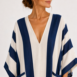 Yasmina Navy Blue Caftan