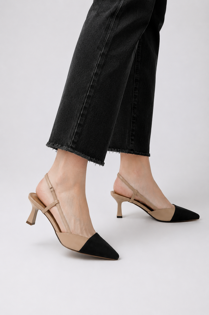 Simone | Refined Slingback Pumps