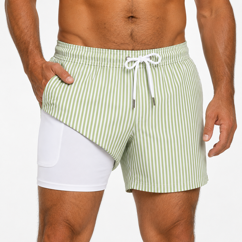 Mendes™ | Striped Bermudas