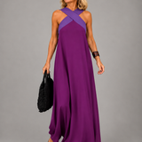 Velora™ | Maxi Dress of Cross Elegance