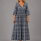 Althea™ | Bohemian Flow Midi Dress