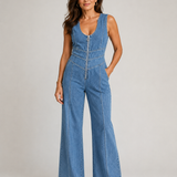 Alejandra™ | Elegant Denim Jumpsuit