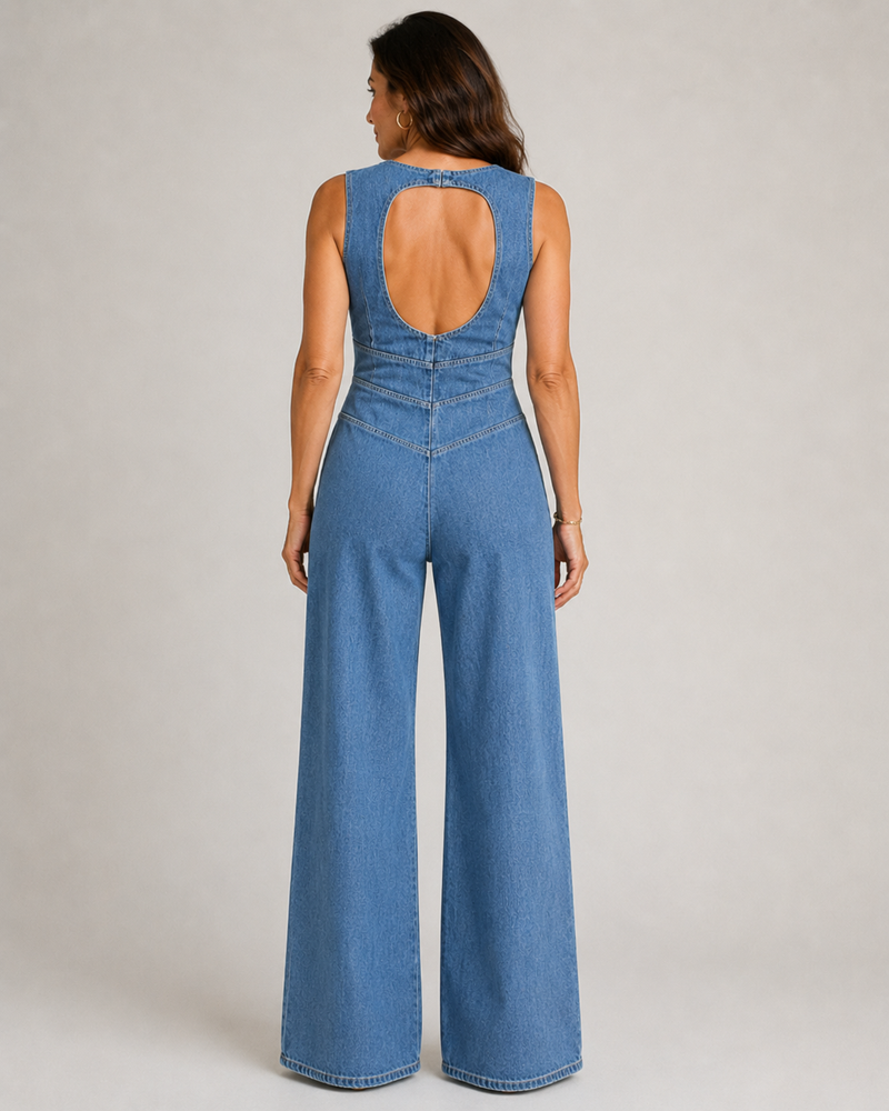 Alejandra™ | Elegant Denim Jumpsuit