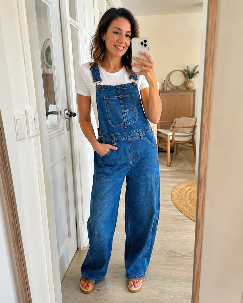 Nora™ | Denim Overalls for Gardening with Pockets
