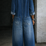 Rethabile | Sidonie | Combinazione in denim con spalle scoperte