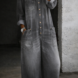 Rethabile | Sidonie | Combinazione in denim con spalle scoperte