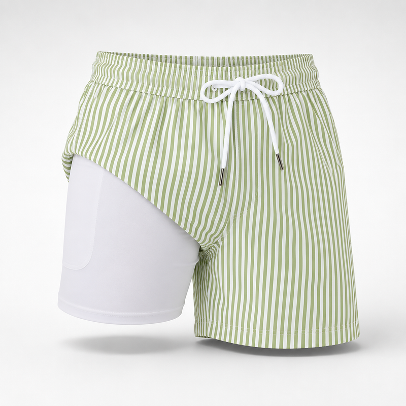 Mendes™ | Striped Bermudas