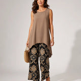 Transit™ | Boho Tunic and Wide Leg Pants Set