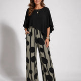 Valeriana™ | Asymmetrical Top and Boho Pants Set