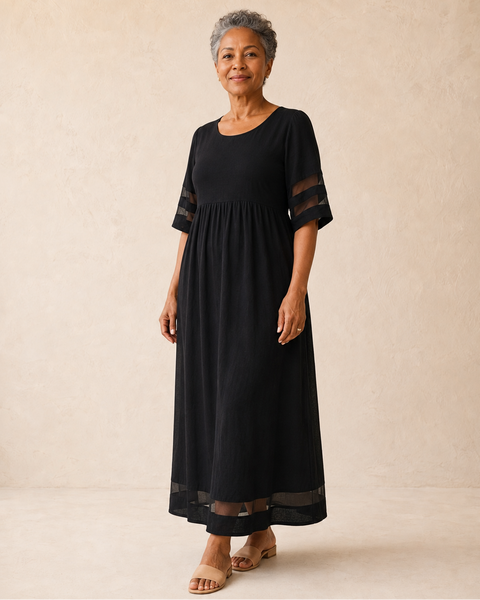 Naledi | Elegant Silhouette Maxi Dress