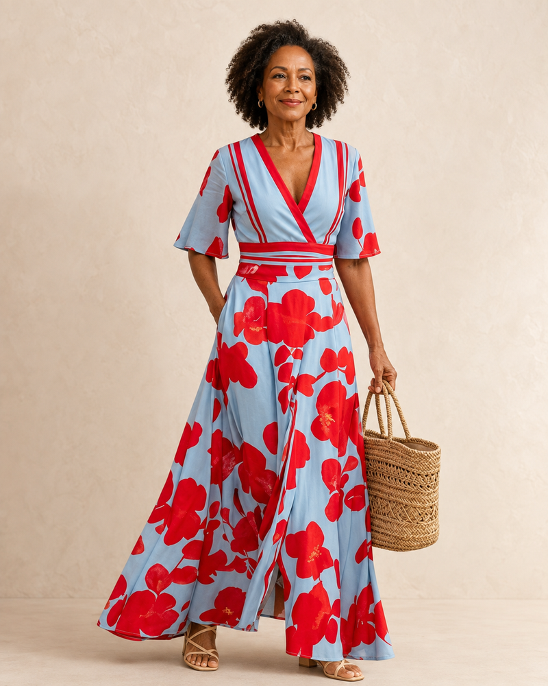Devon | Elegant Spring Maxi Dress