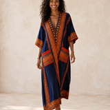 Samira Ethnic Blue Caftan