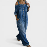 Sofía™ | Elegant Denim Jumpsuit