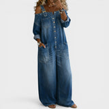 Sofía™ | Elegant Denim Jumpsuit