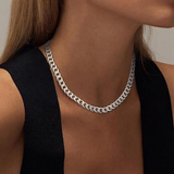 STAR | Chunky Cuban Link Gold Necklace