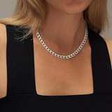 STAR | Chunky Cuban Link Gold Necklace