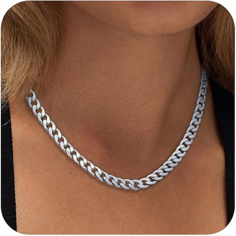 STAR | Chunky Cuban Link Gold Necklace