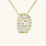 Melanie – Double Heart in Gold Necklace