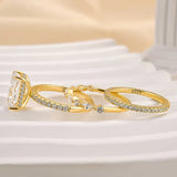Jaily 3-Piece Wedding Ring Set