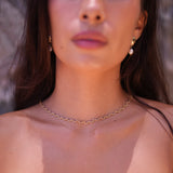 Veronica – Gold necklace with elegant central pendant