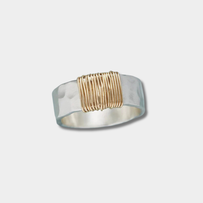 Emilie - Vintage Gold and Silver Ring