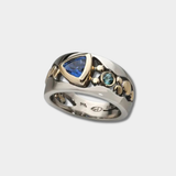 Leonie – Vintage Ring with Blue Gem