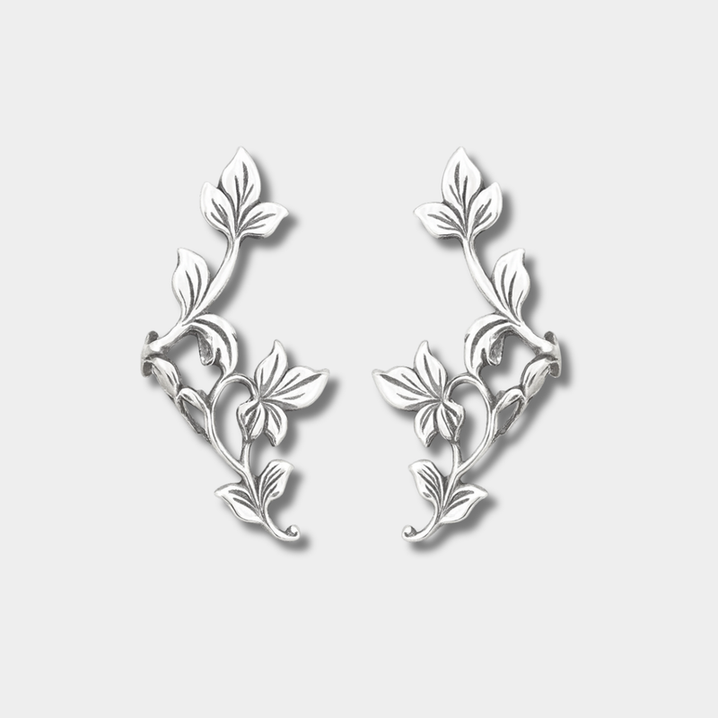 Michaela – Vintage Silver Earrings