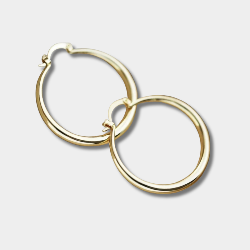 Liliana – Large Golden Earrings