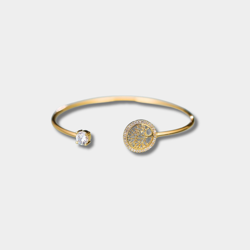 Sarah - Adjustable Bracelet with Tree of Life Design