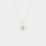 Amélie – Delicate silver necklace with circular pendant