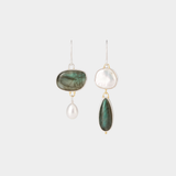 Agnes – Textured Silver Earrings