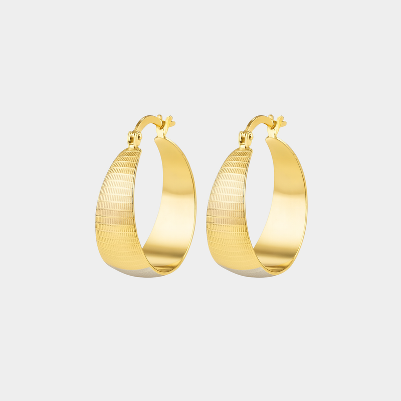 Karina – Silver Earrings with Clear Crystal
