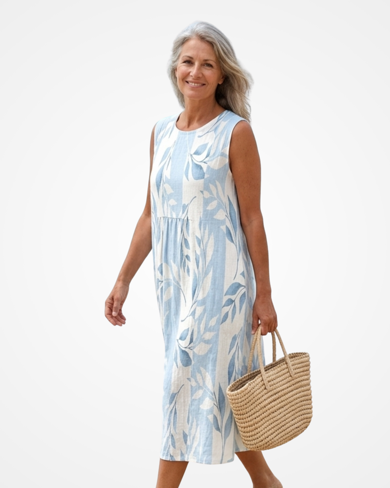 Sena | Midi Dress Inspired by Leaves