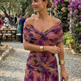 Amber | Long Dress with V-Neckline