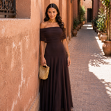 Palesa | Dress in brown