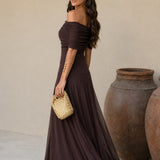 Palesa | Dress in brown