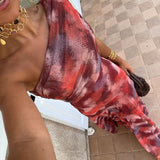 Precious | Watercolor Off-Shoulder Long Dress