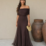 Palesa | Dress in brown