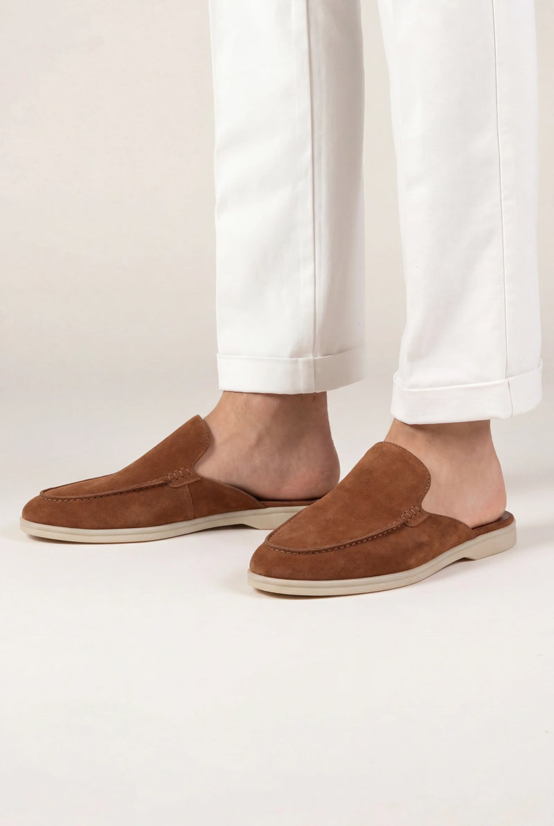 Camel Suede Moccasin
