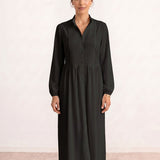 Pleated Shirt Dress