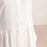 Pleated Shirt Dress