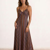 Long Ethnic Printed Dress