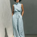 Venancia™ | Minimalist Set Top and Wide Pants