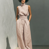 Venancia™ | Minimalist Set Top and Wide Pants