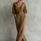 Karen | Elegant Maxi Dress with V-Neck