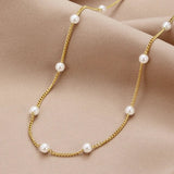Gold ring with freshwater pearl