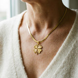 Golden Four-Leaf Clover