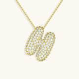 Melanie – Double Heart in Gold Necklace